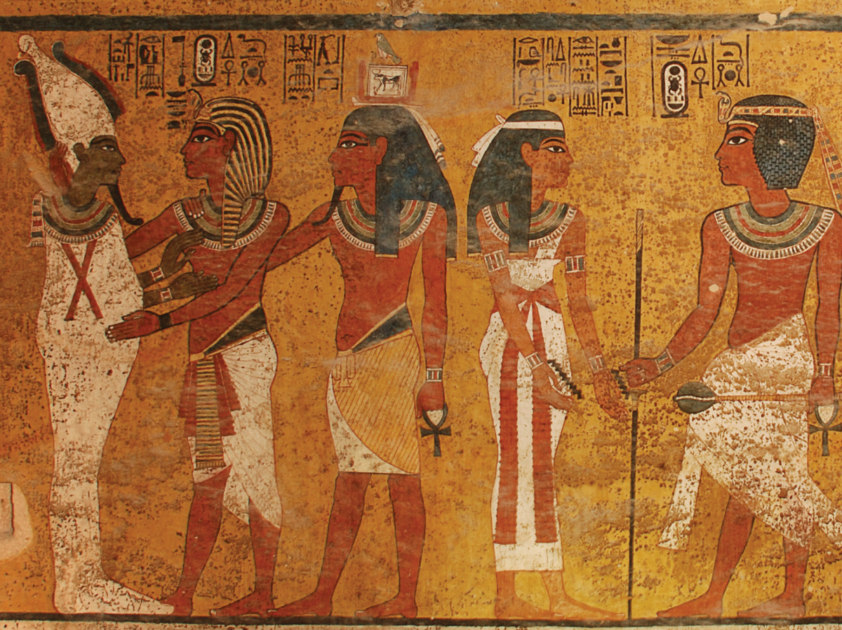 ancient egyptian pharaohs painting