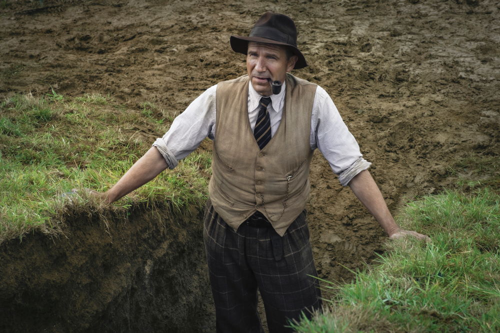 Ralph Fiennes as Basil Brown in The Dig